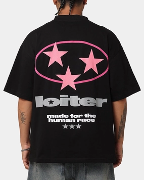 Loiter Star Child T-Shirt Black Autumn Wear