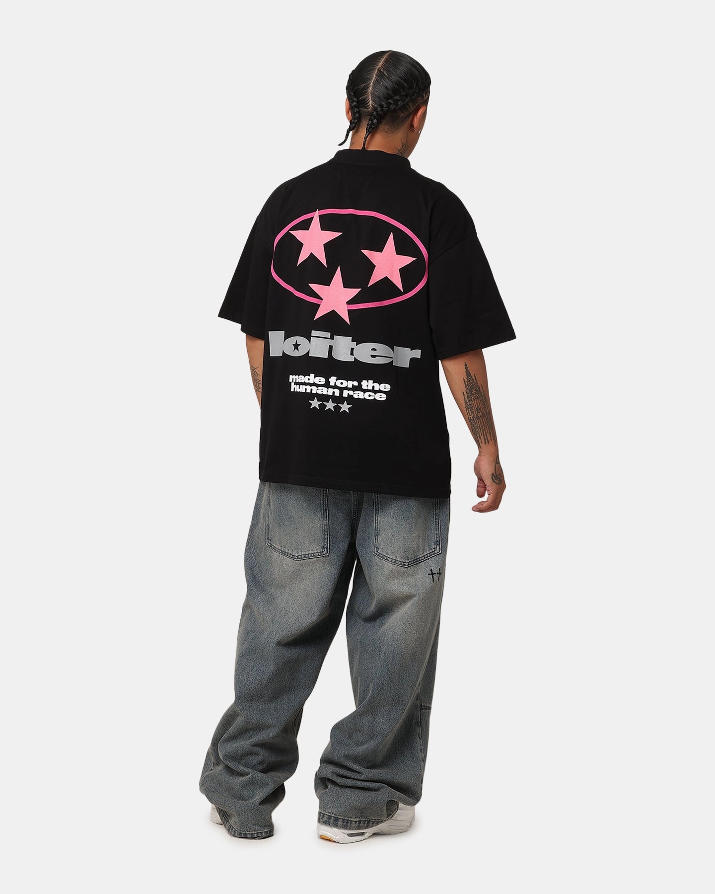 LowImpactDye Loiter Star Child T-Shirt Black