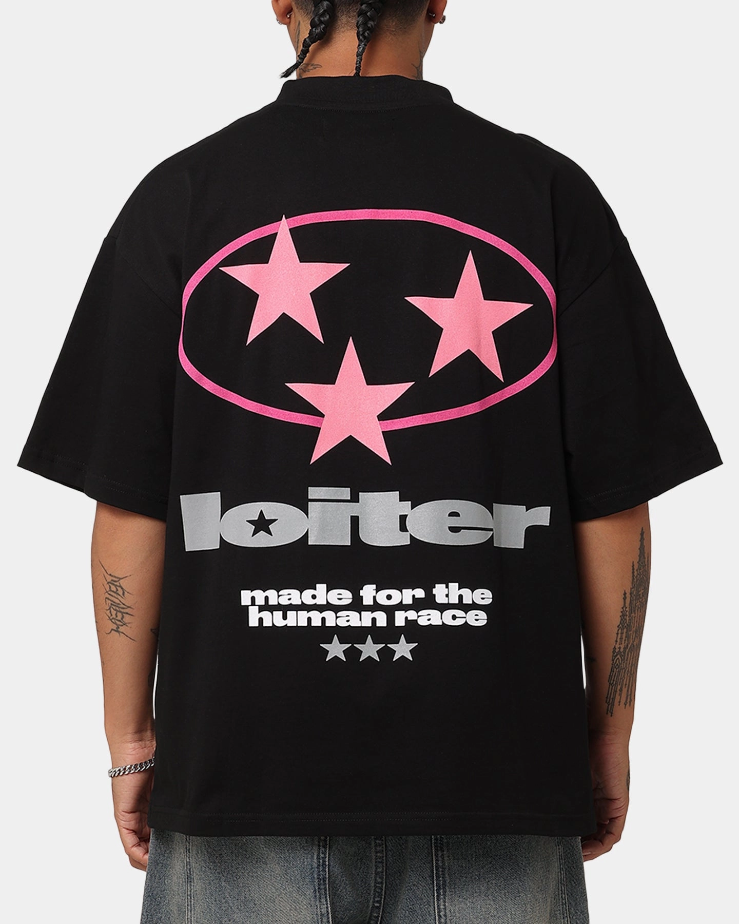 Loiter Star Child T-Shirt Black Autumn Wear