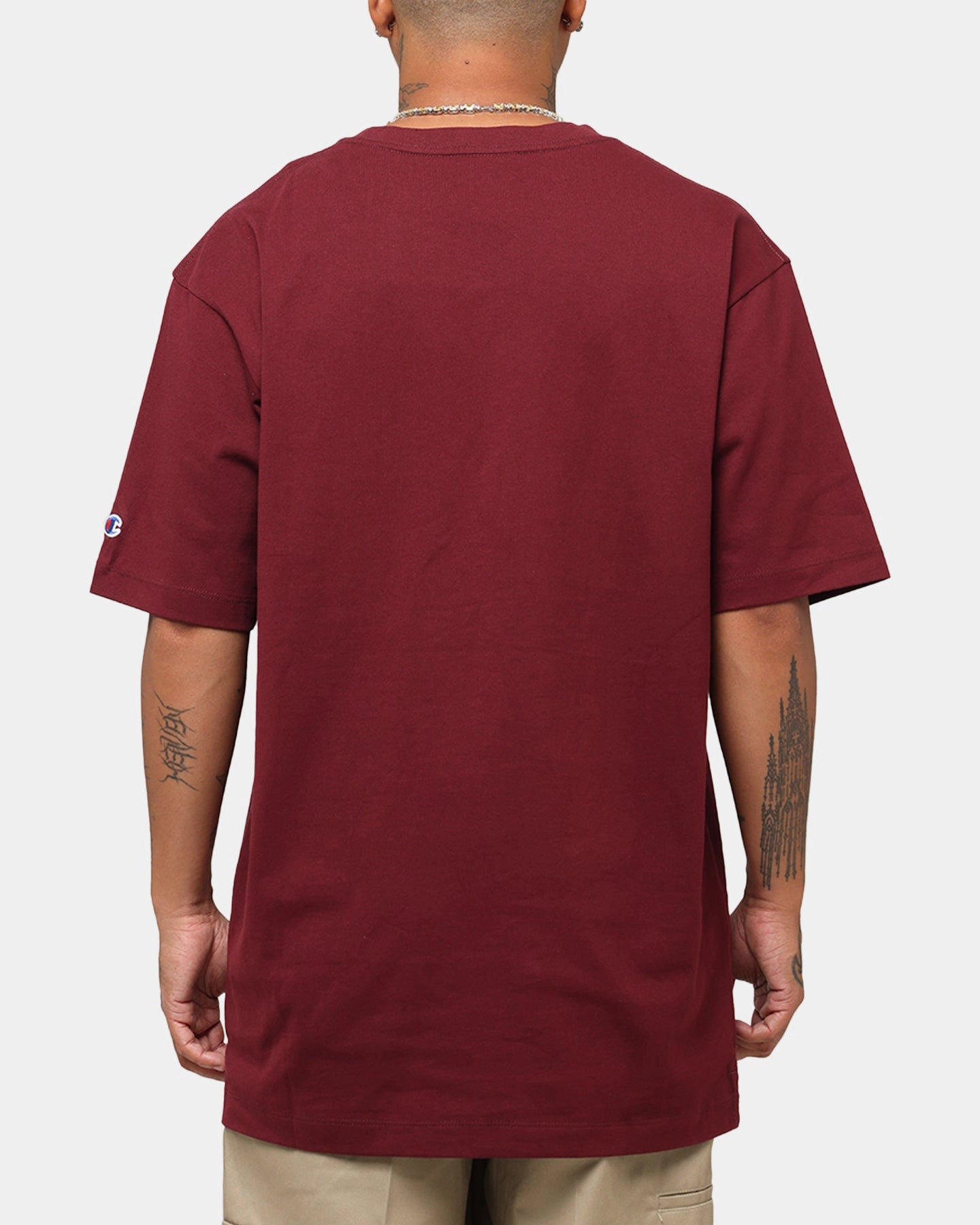 Champion Rochester Graphic T-Shirt Red Street Comfort Stylish Wear