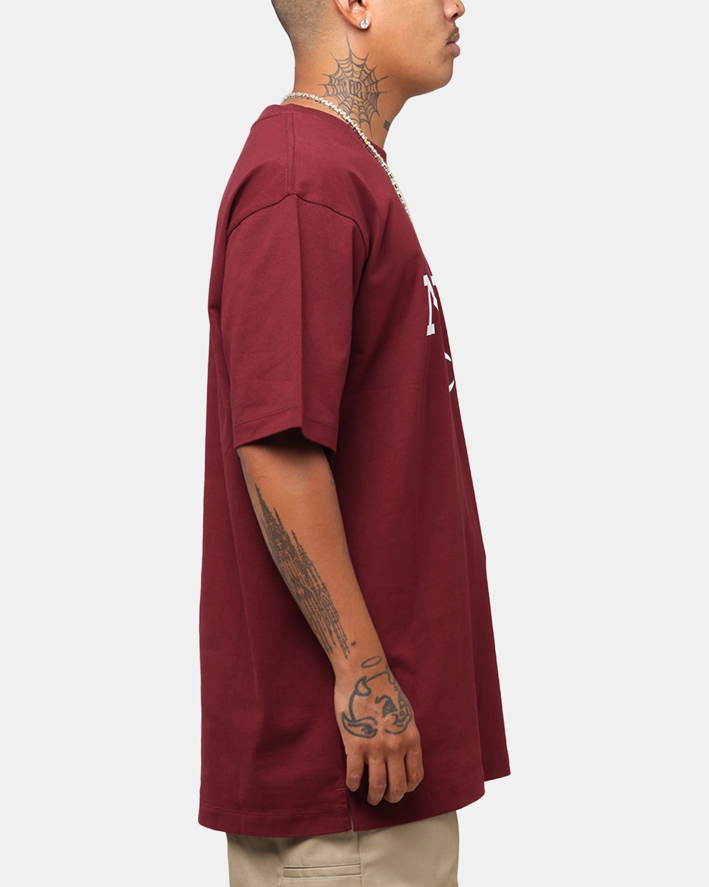Relax Comfort Style ReinforcedShoulderPanels Champion Rochester Graphic T-Shirt Red
