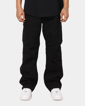 Carre Classic Cargo Pants Black Durable Hem Comfortable Layers