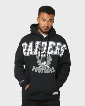 Mitchell & Ness Raiders Vintage XL Arch Hood Faded Black Daily Use Ring