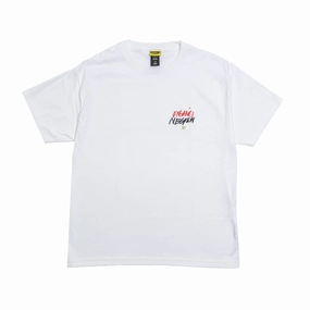 The Fruit Mkt Organic Negrow SS24 T- shirt 'White' Minimalist Style Smart Casual Look