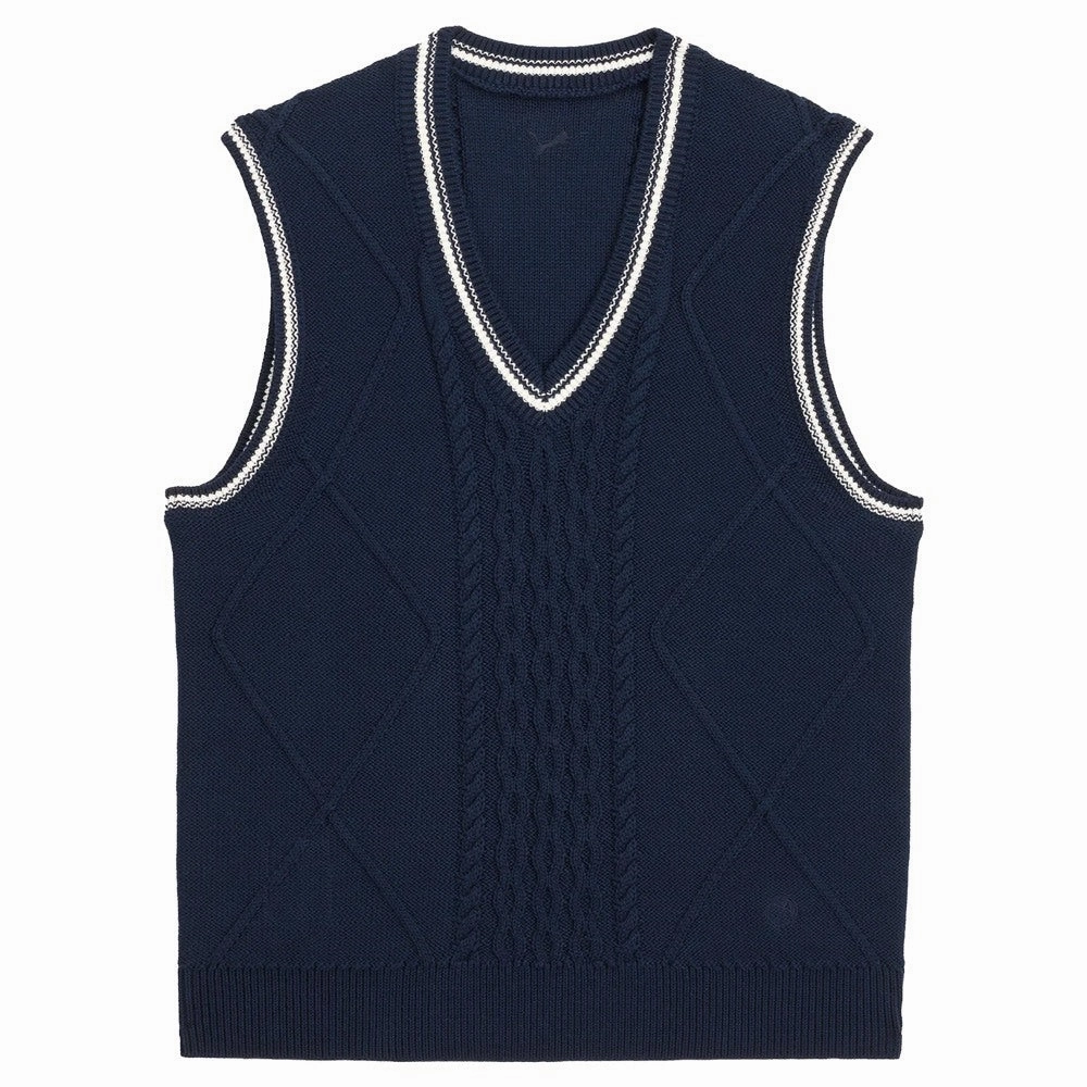 PUMA AP Sweater Golf Vest Deep Navy - SS25 Women Mild Weather
