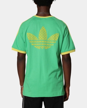 Cozy and Light Flexible Weave Adidas Monogram Cali T-Shirt Green