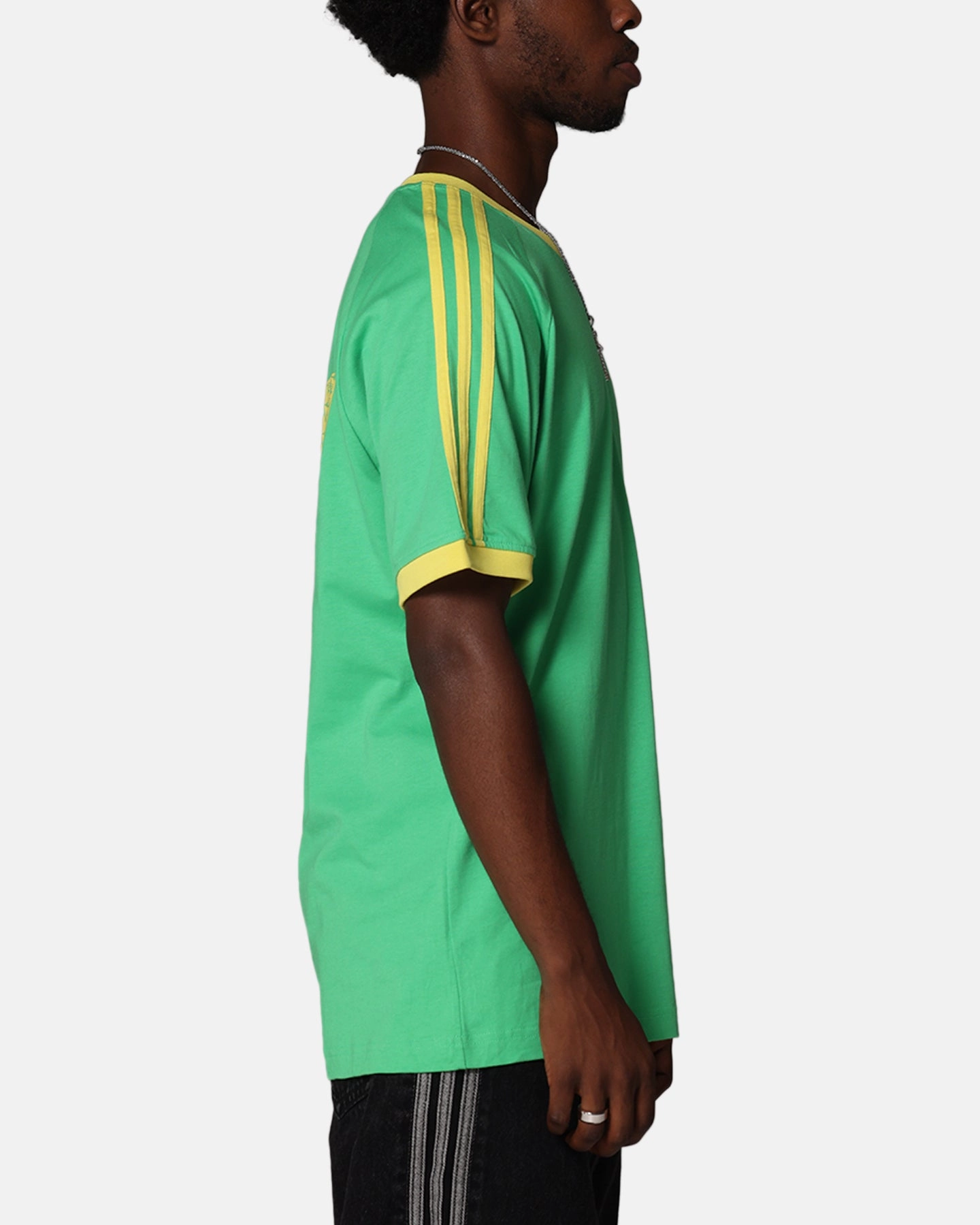 Fun and Playful Adidas Monogram Cali T-Shirt Green