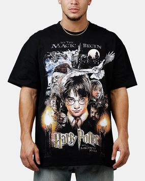 EthicalProduction Goat Crew X Harry Potter Sorcerer's Stone Heavyweight T-Shirt Black