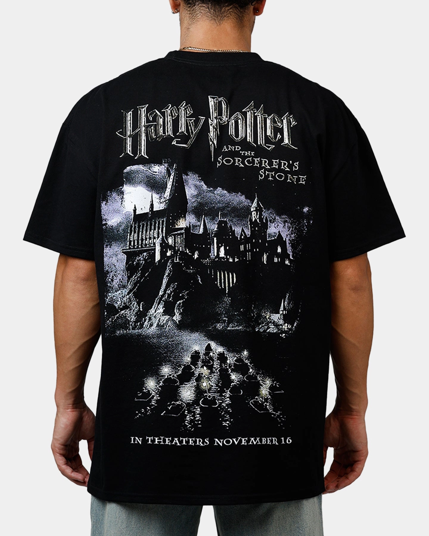 Goat Crew X Harry Potter Sorcerer's Stone Heavyweight T-Shirt Black Prom EasyCareFabric