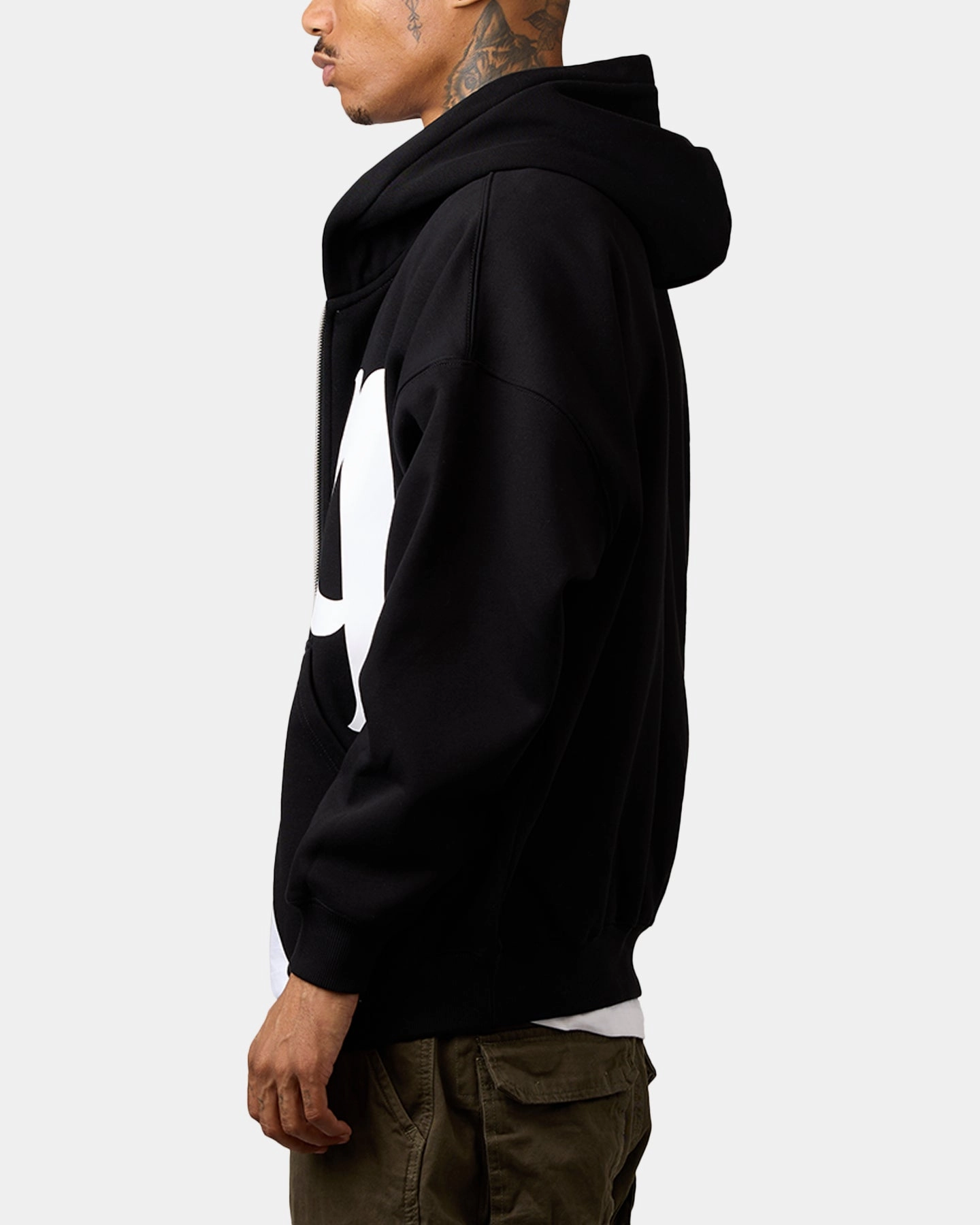 second - hand Carre Bigs Full Zip Hoodie Black