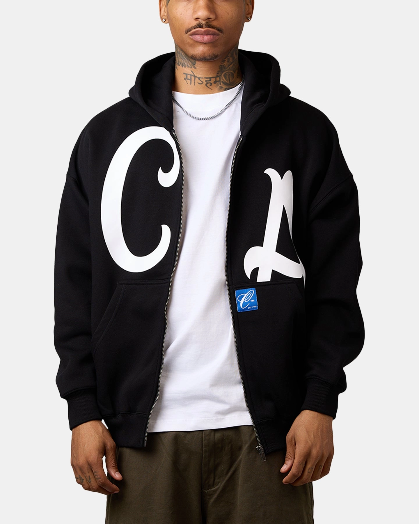 Carre Bigs Full Zip Hoodie Black Gray special - occasion wear