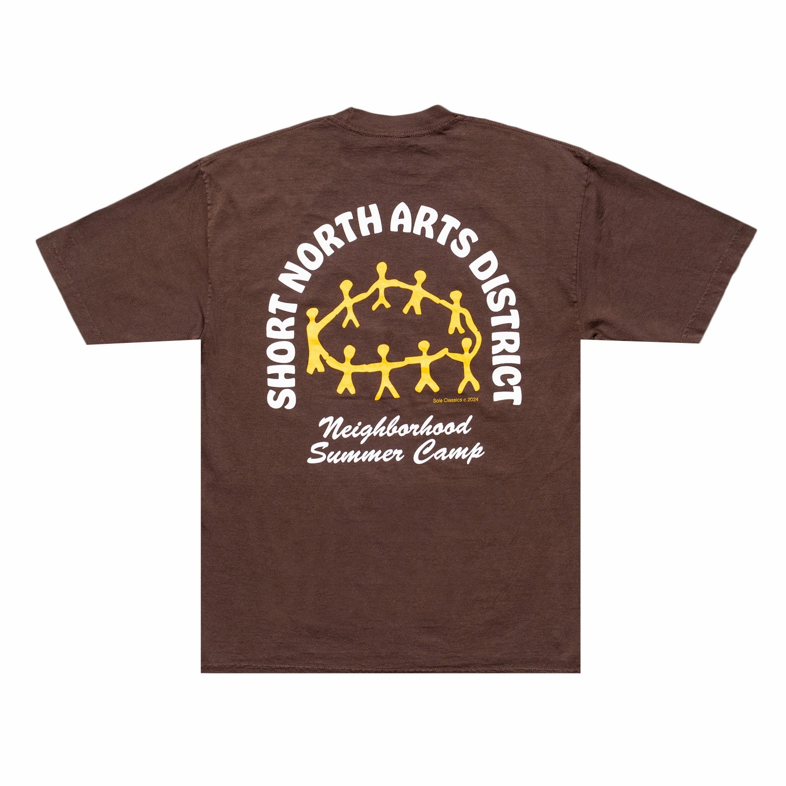 Comfort Style Non-toxic Sole Classics Summer Camp Tee 'Brown'