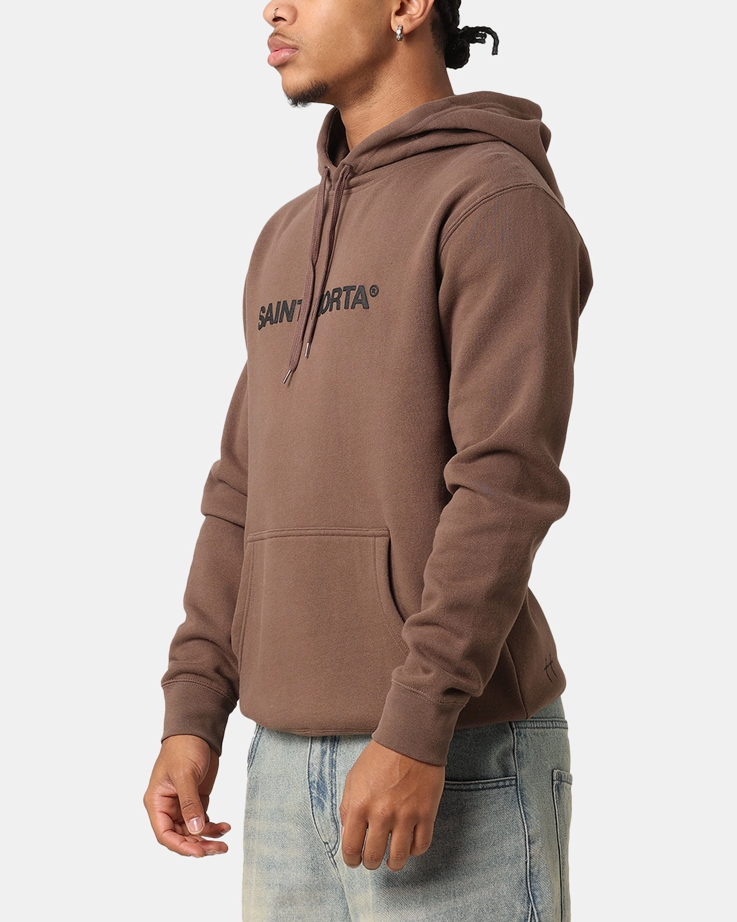 Saint Morta Official Hoodie Walnut Simple Layer Quick Dry Coating