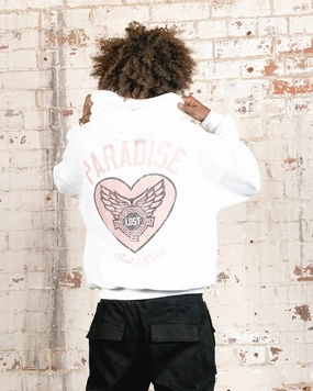 Saint Morta Paradise Lost Hoodie White Listen