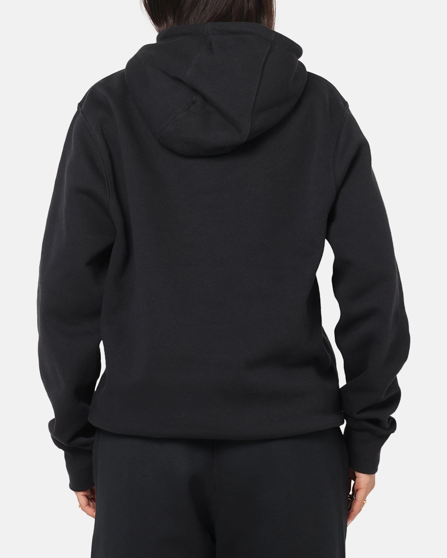 Moment Nike Club Pullover Fleece Hoodie Black/Black/White