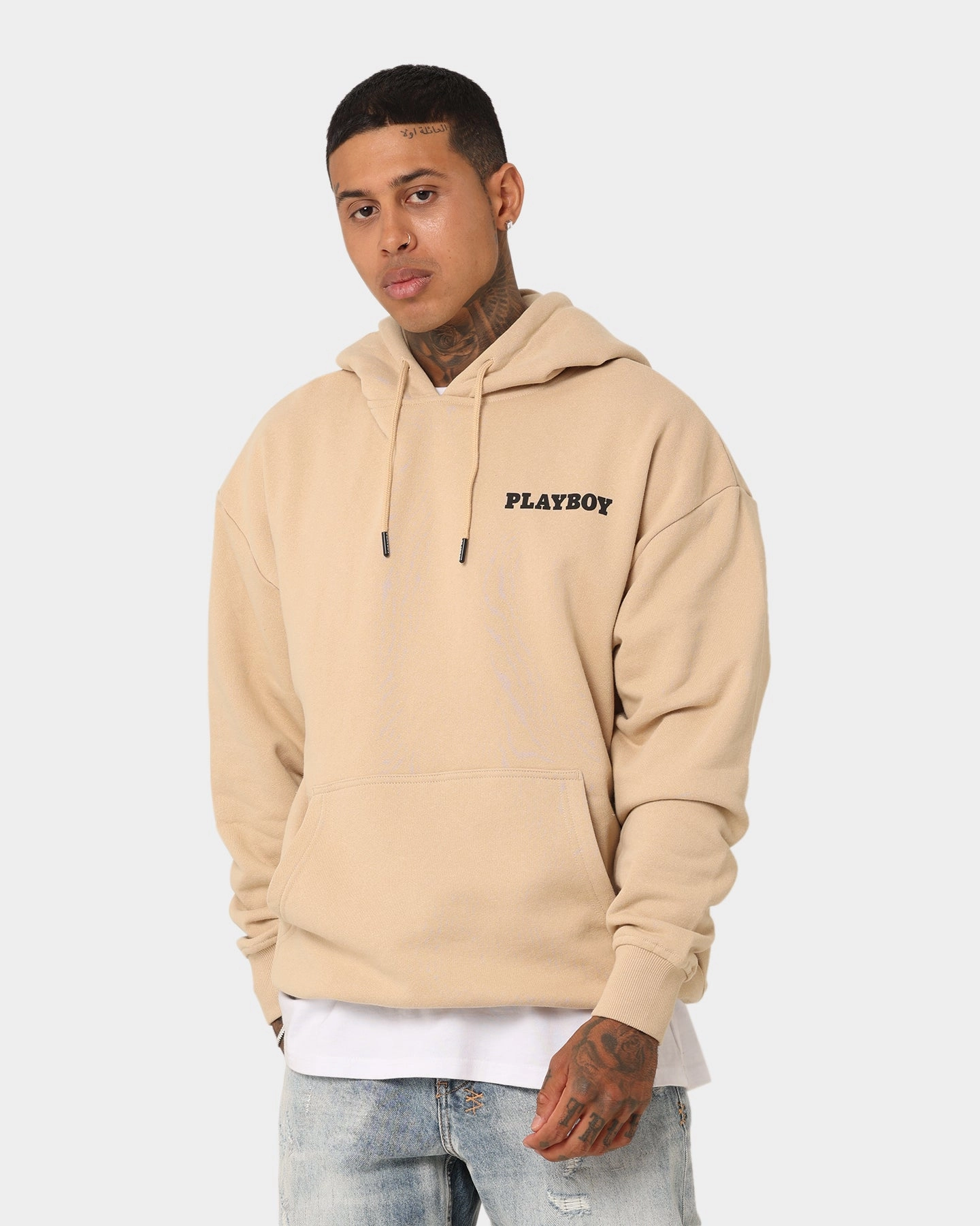 Playboy November '13 Monotone Hoodie Tan Performance Jacket