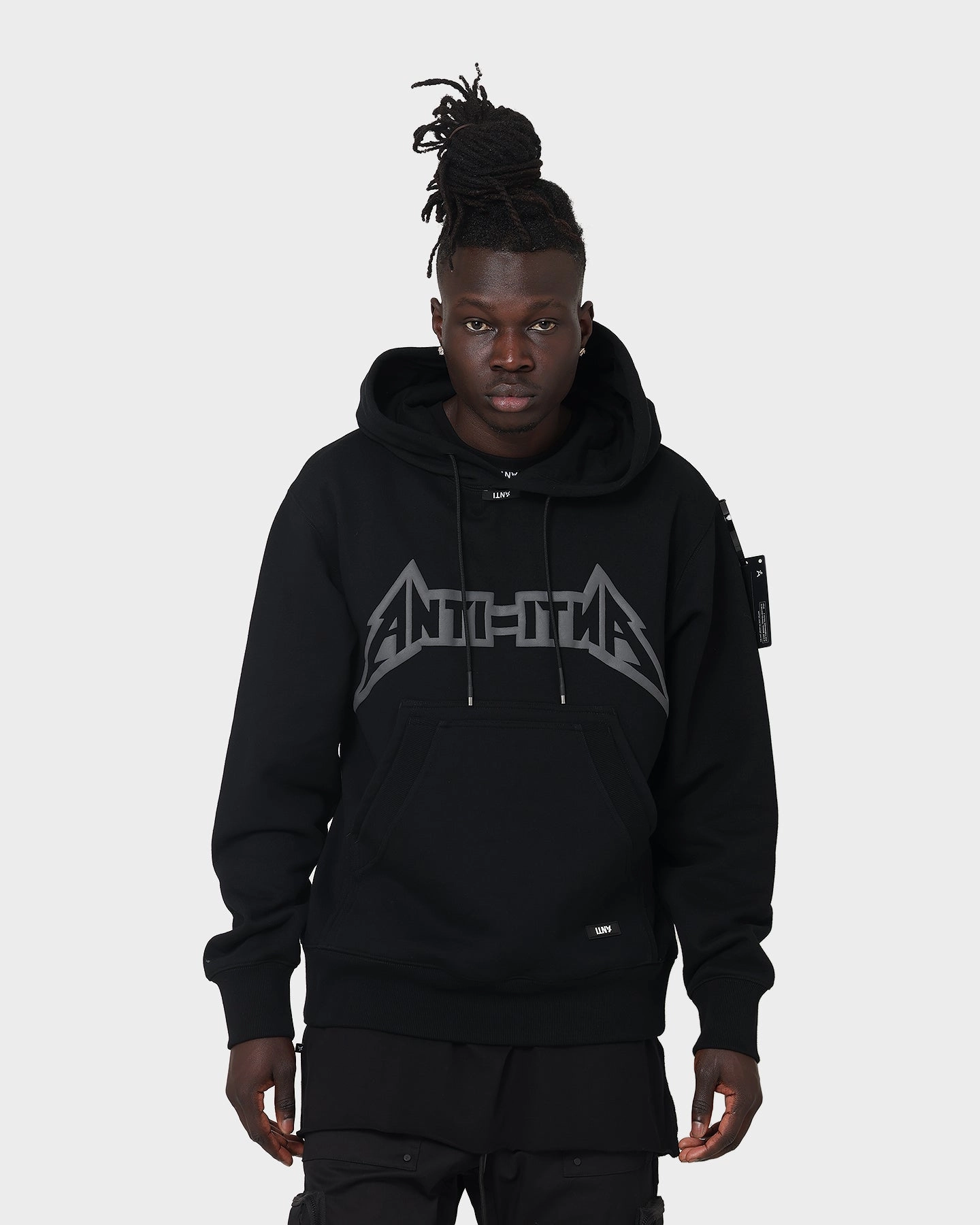 anti static The Anti Order Heavy Metal Premium Hoodie Black/Grey