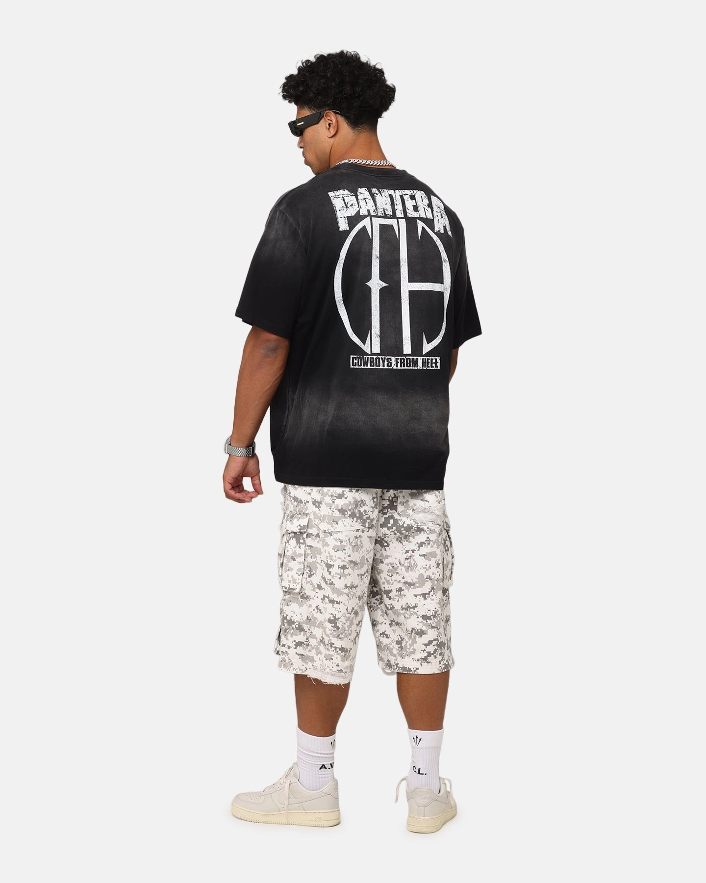Regular fit normality Pantera F#cking Hostile Vintage T-Shirt Washed Black