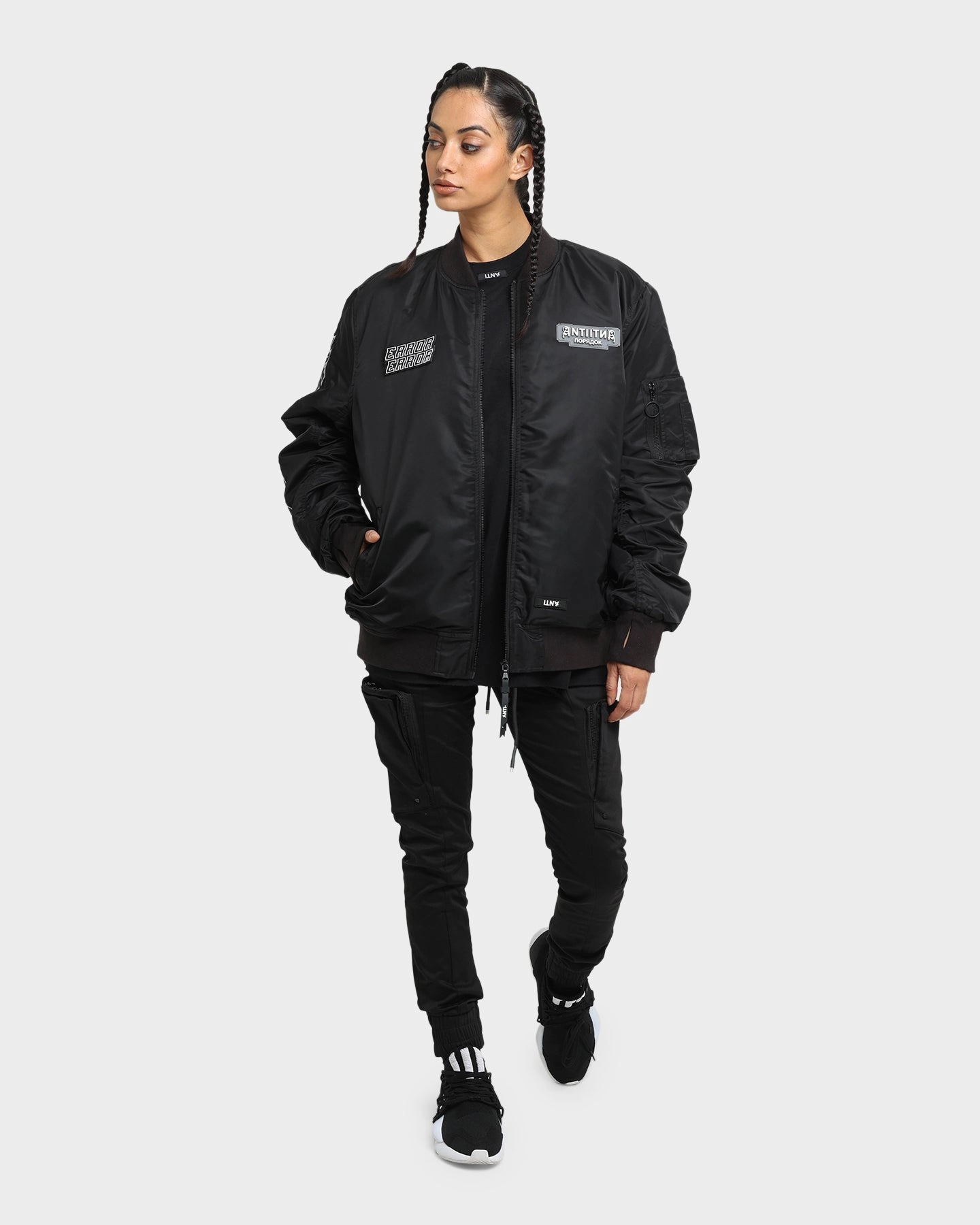 Street Cool Bargain The Anti Order Oblivion Bomber Jacket Black