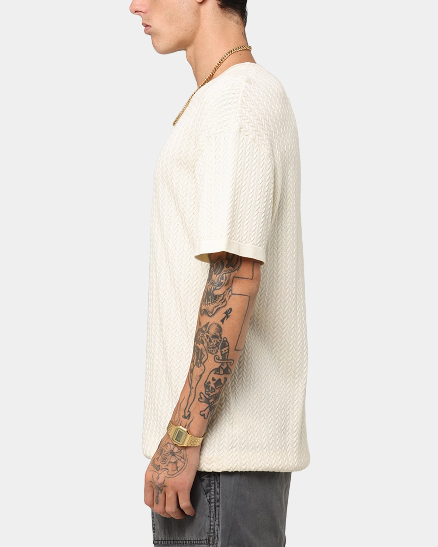 XXIII Hampton Knit T-Shirt Cream brandable Modern Comfort Style