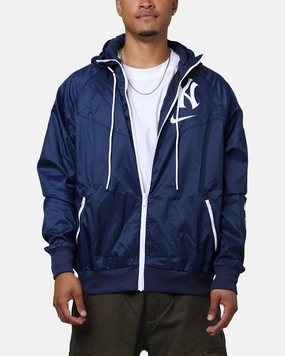 Aid Nike New York Yankees Team Windrunner Jacket Midnight Navy/White