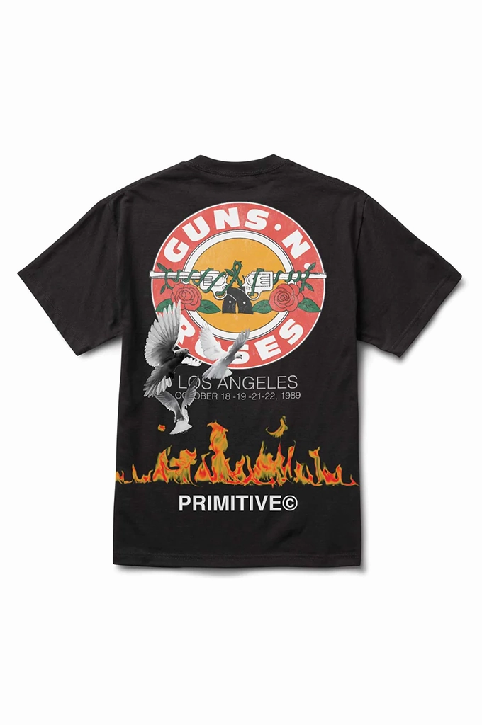 Chic Wearable Guns N' Roses X Primitive Next Door Tee