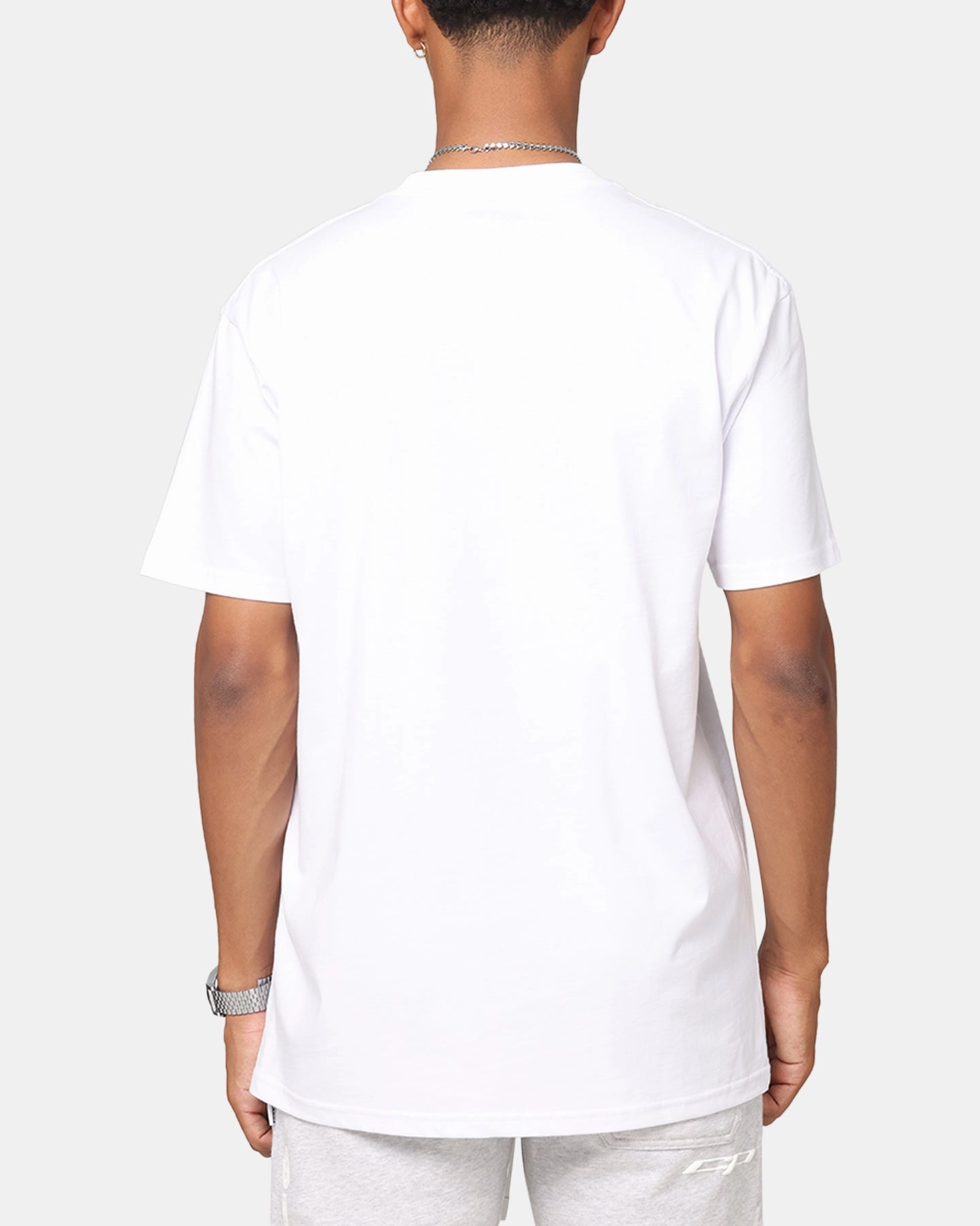 Versatile Wear Outdoor Activity Secret Club Stacked Badge T-Shirt White