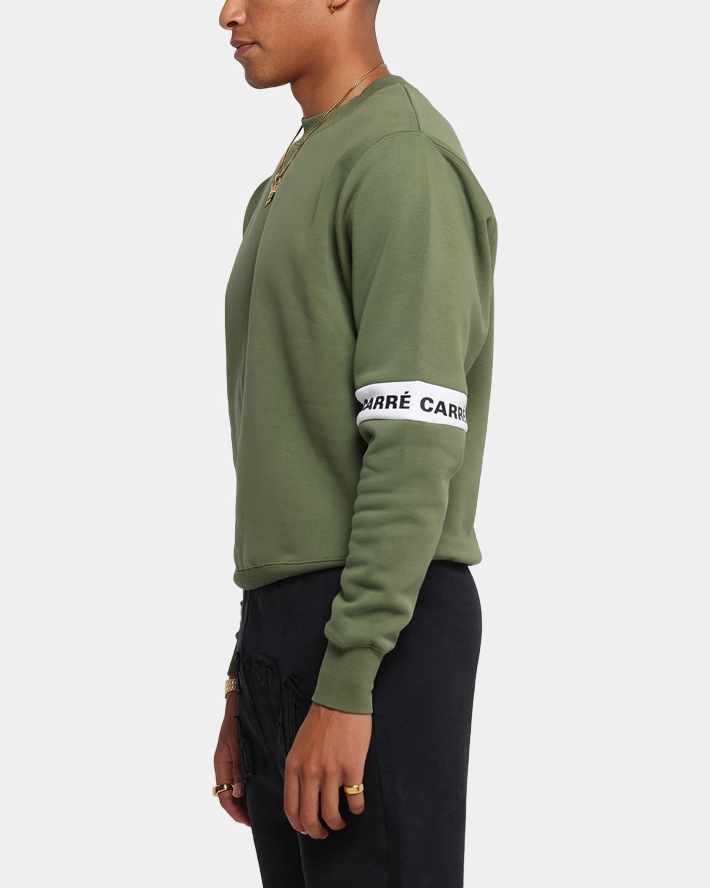 Carre La Manche 2.0 Crewneck Olive Green Aramid Fiber Blend