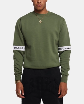 Carre La Manche 2.0 Crewneck Olive Green Light Day Jacket