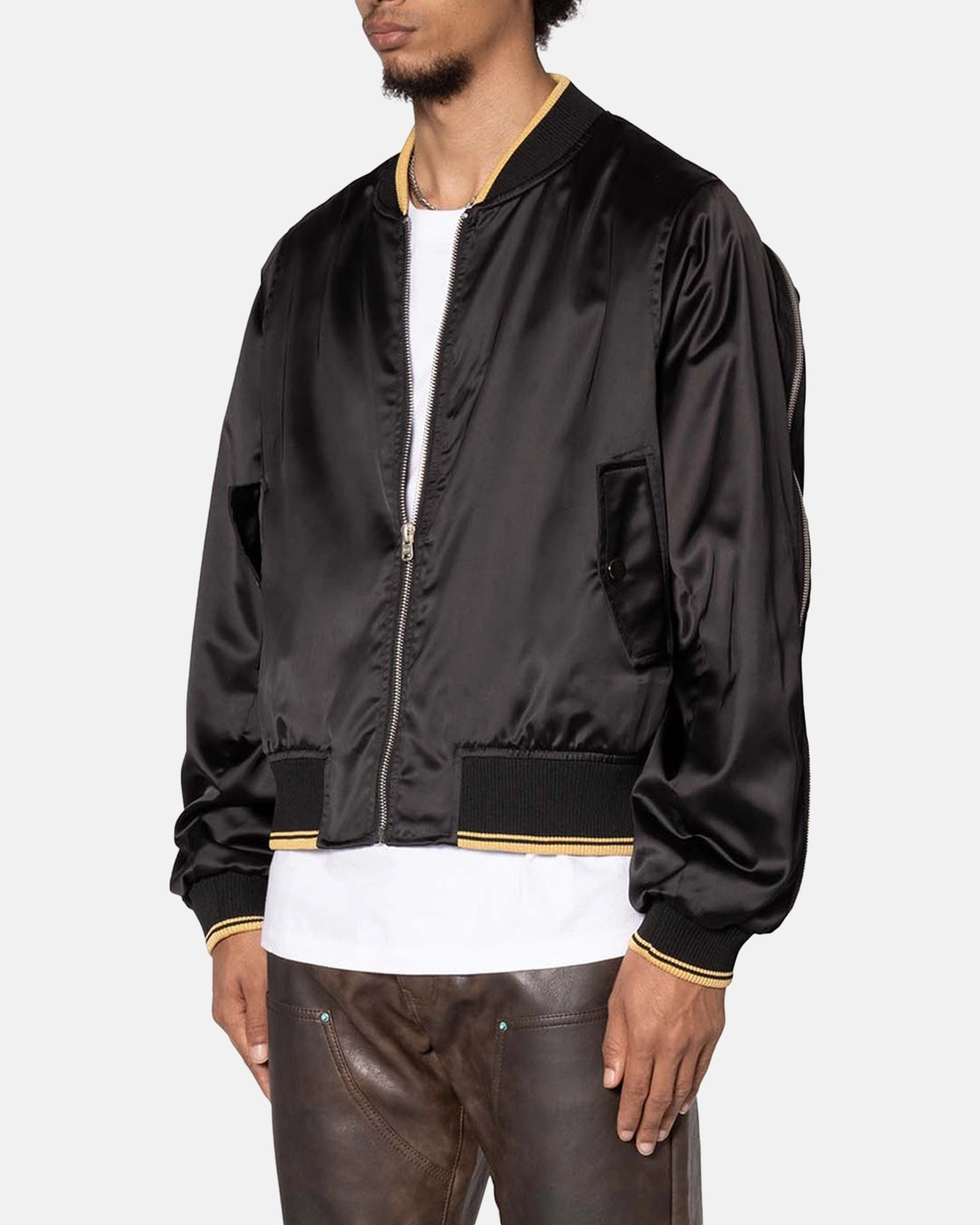Liability MNML Dark Bark Double Zip Jacket Black