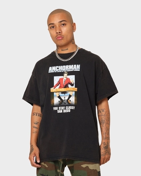 American Thrift American Thrift X Anchorman Anchorman T-Shirt Black Wash Breathable Yarn Composition