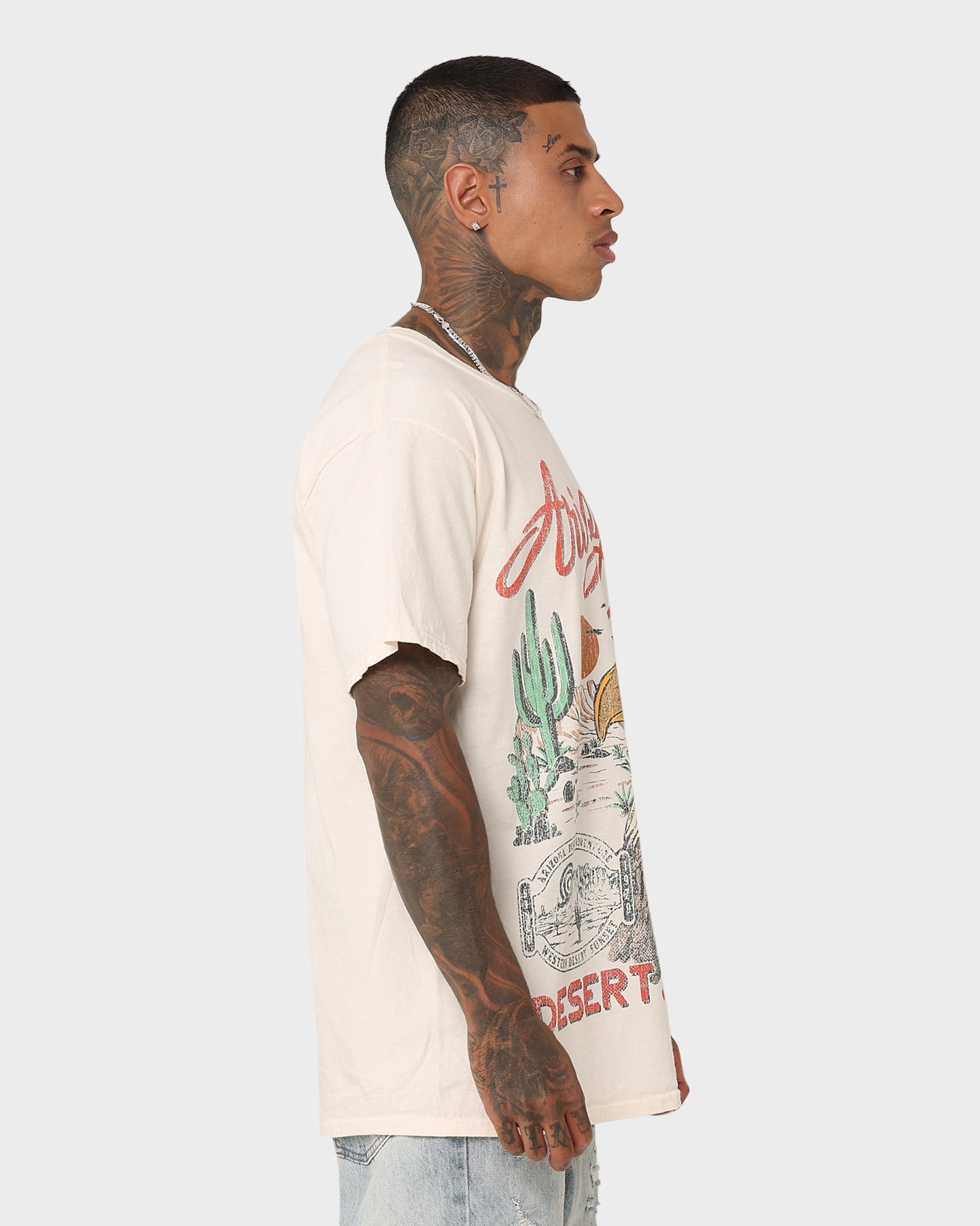 American Thrift Arizona Desert Vintage T-Shirt Off White Classic and Comfy