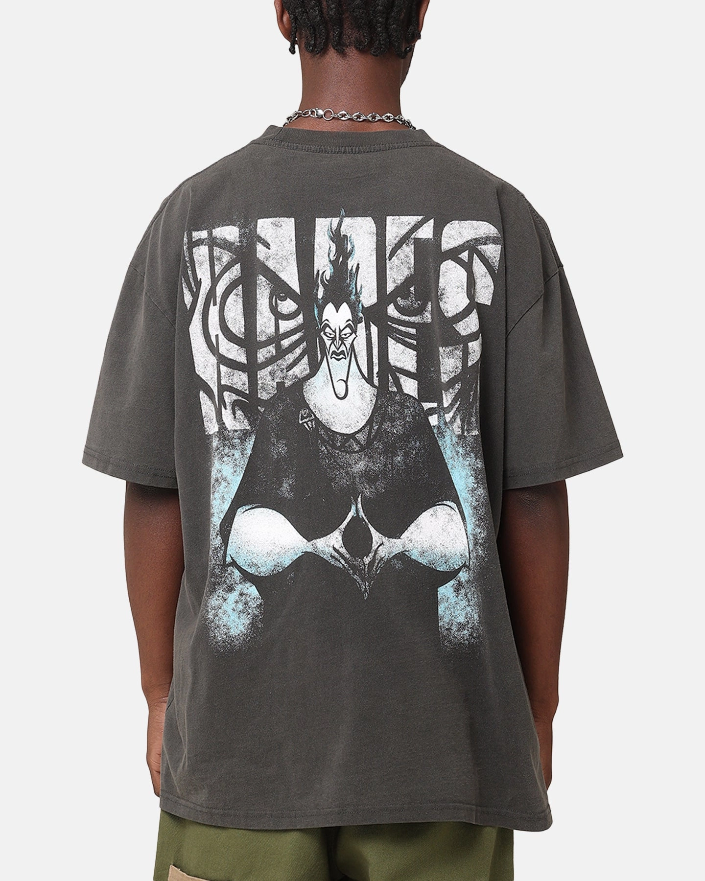 Short Sleeve American Thrift Disney Hercules Hades Heavy T-Shirt Black Wash