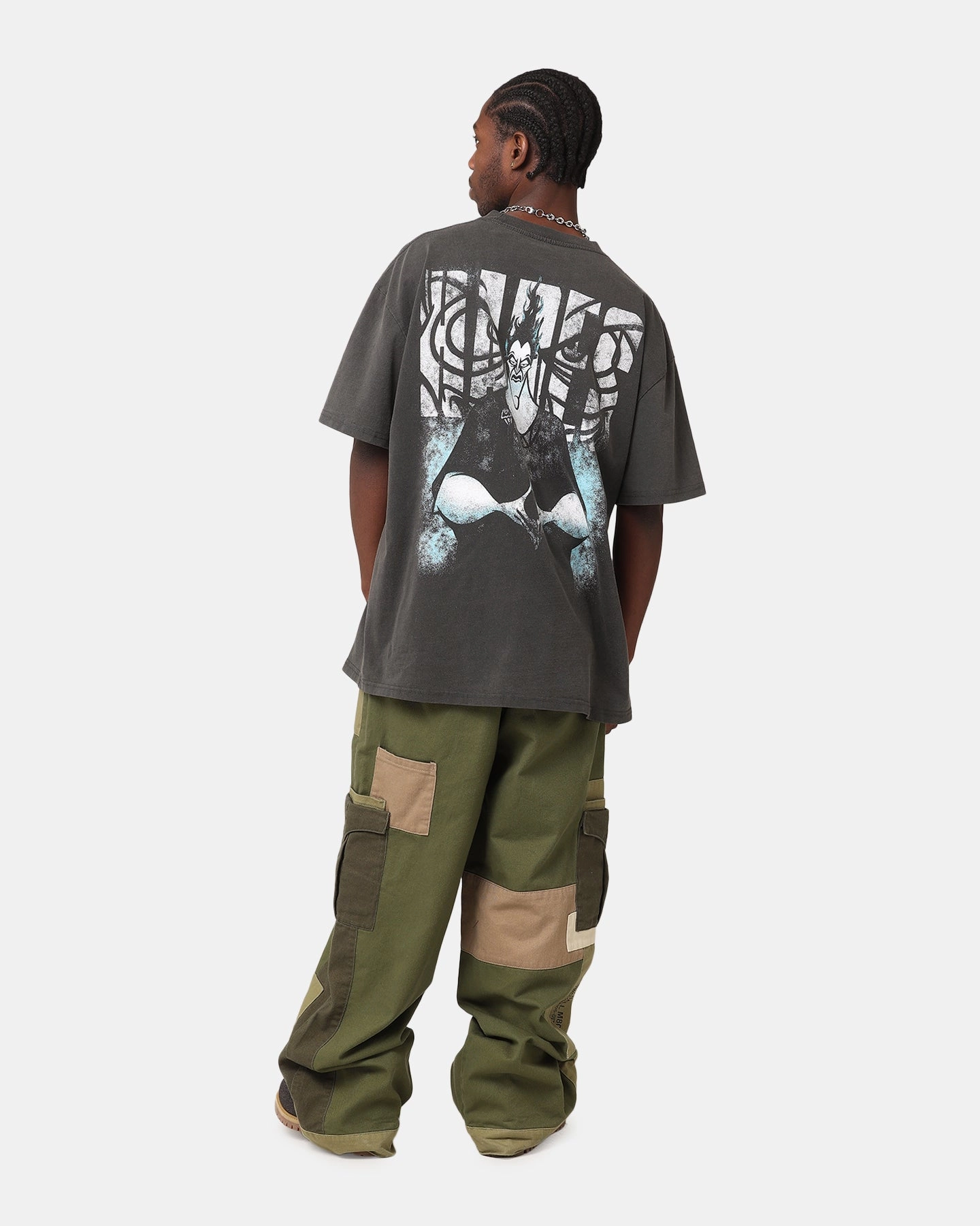Comfortable Look Stylish Wear American Thrift Disney Hercules Hades Heavy T-Shirt Black Wash