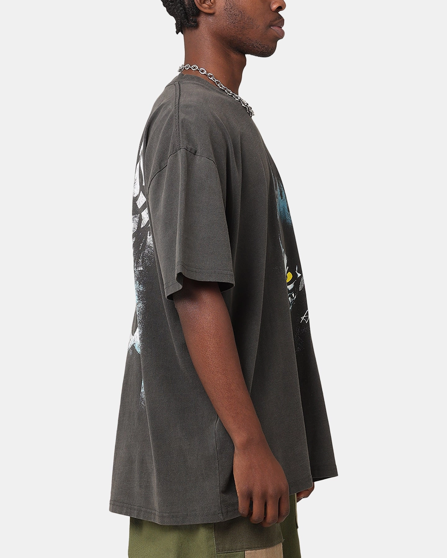 American Thrift Disney Hercules Hades Heavy T-Shirt Black Wash Sporty Design Cozy Vibe Wear