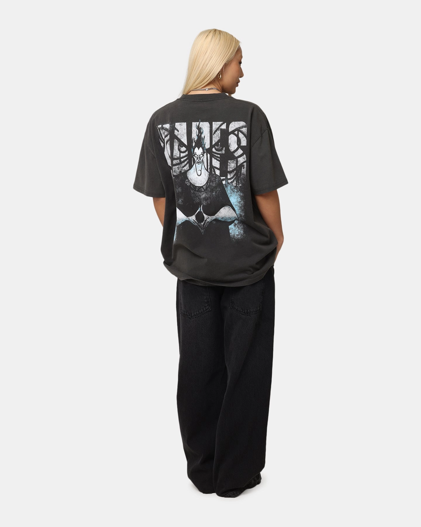 American Thrift Disney Hercules Hades Heavyweight T-Shirt Black Wash Cozy Vibe Wear Fun Style