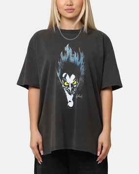 American Thrift Disney Hercules Hades Heavyweight T-Shirt Black Wash MoistureWickingFabric