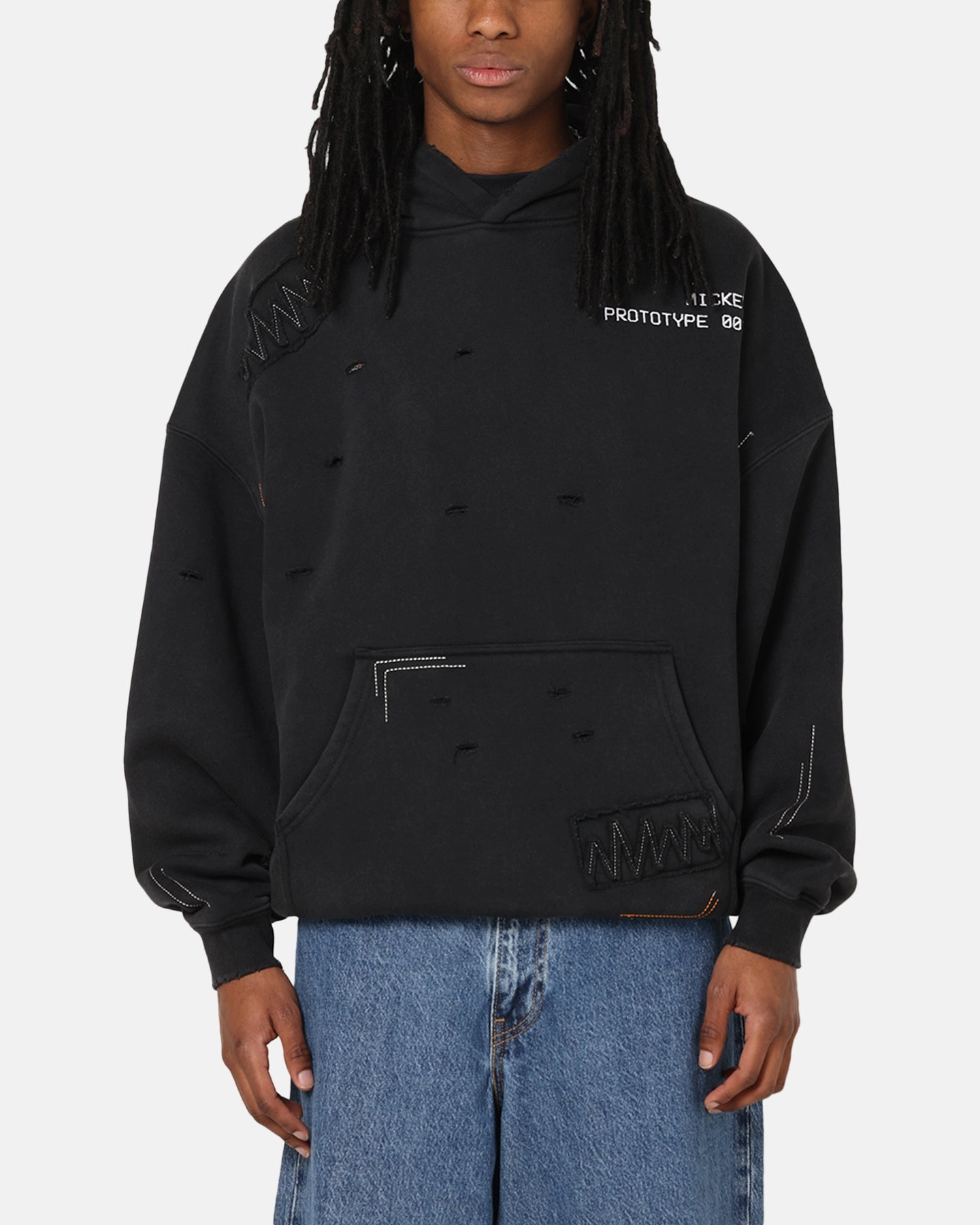 American Thrift Disney Mickey Prototype 001 Hoodie Black Travel Fresh