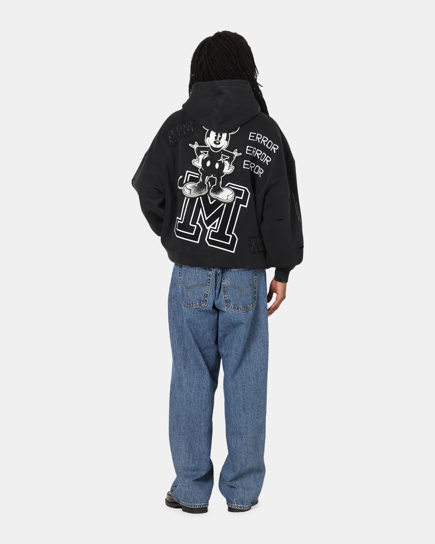 support role Fashion Active American Thrift Disney Mickey Prototype 001 Hoodie Black