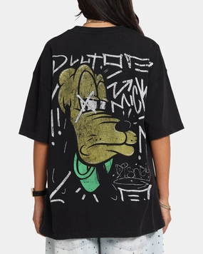 American Thrift Disney Pluto T-Shirt Black Recycled Material