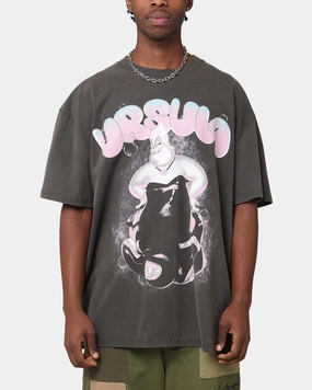 American Thrift Disney The Little Mermaid Ursula Heavyweight T-Shirt Black Wash Flexible Shoulder Seams Breathable mesh panel