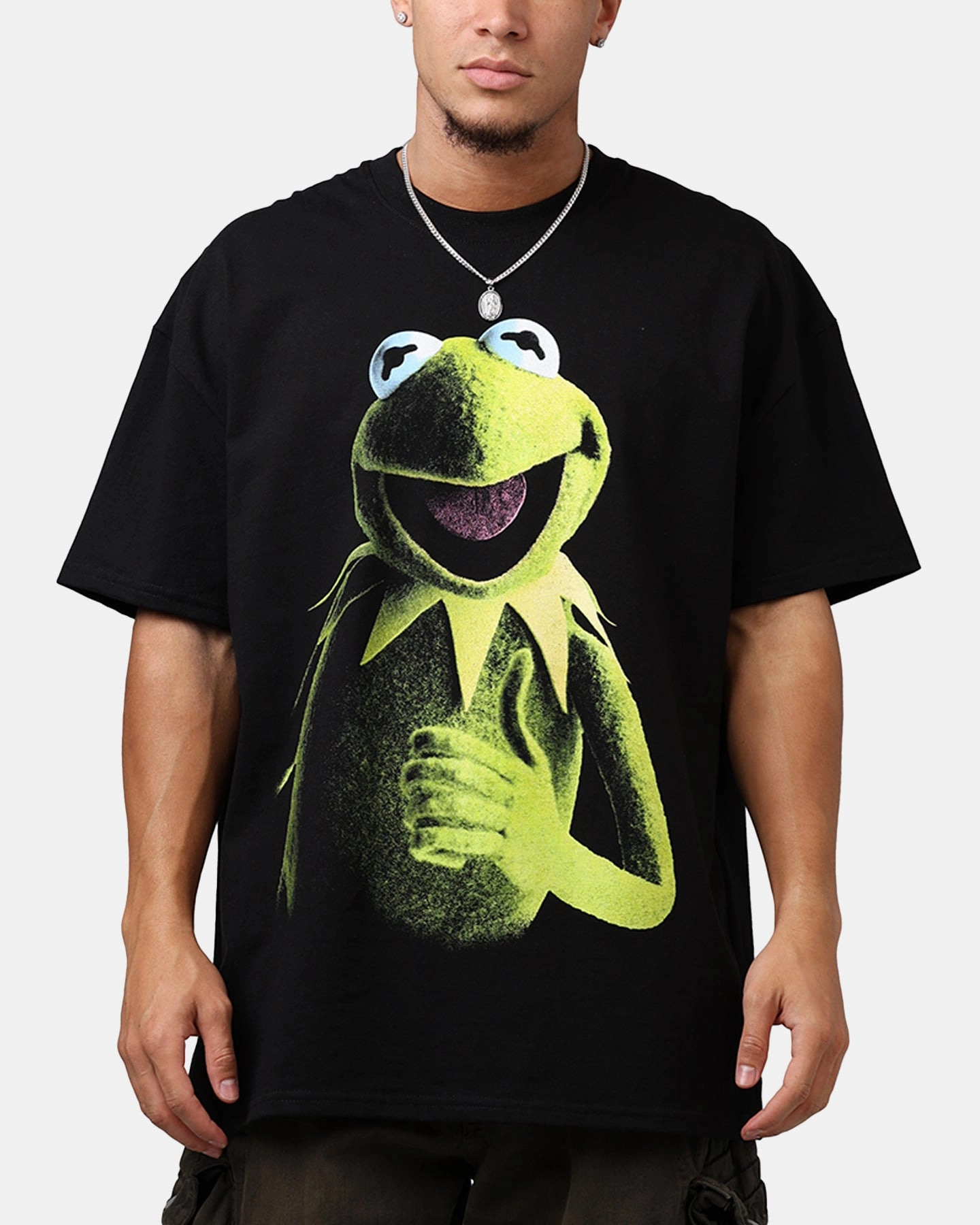 American Thrift Disney The Muppets Kermit Heavyweight T-Shirt Black certified