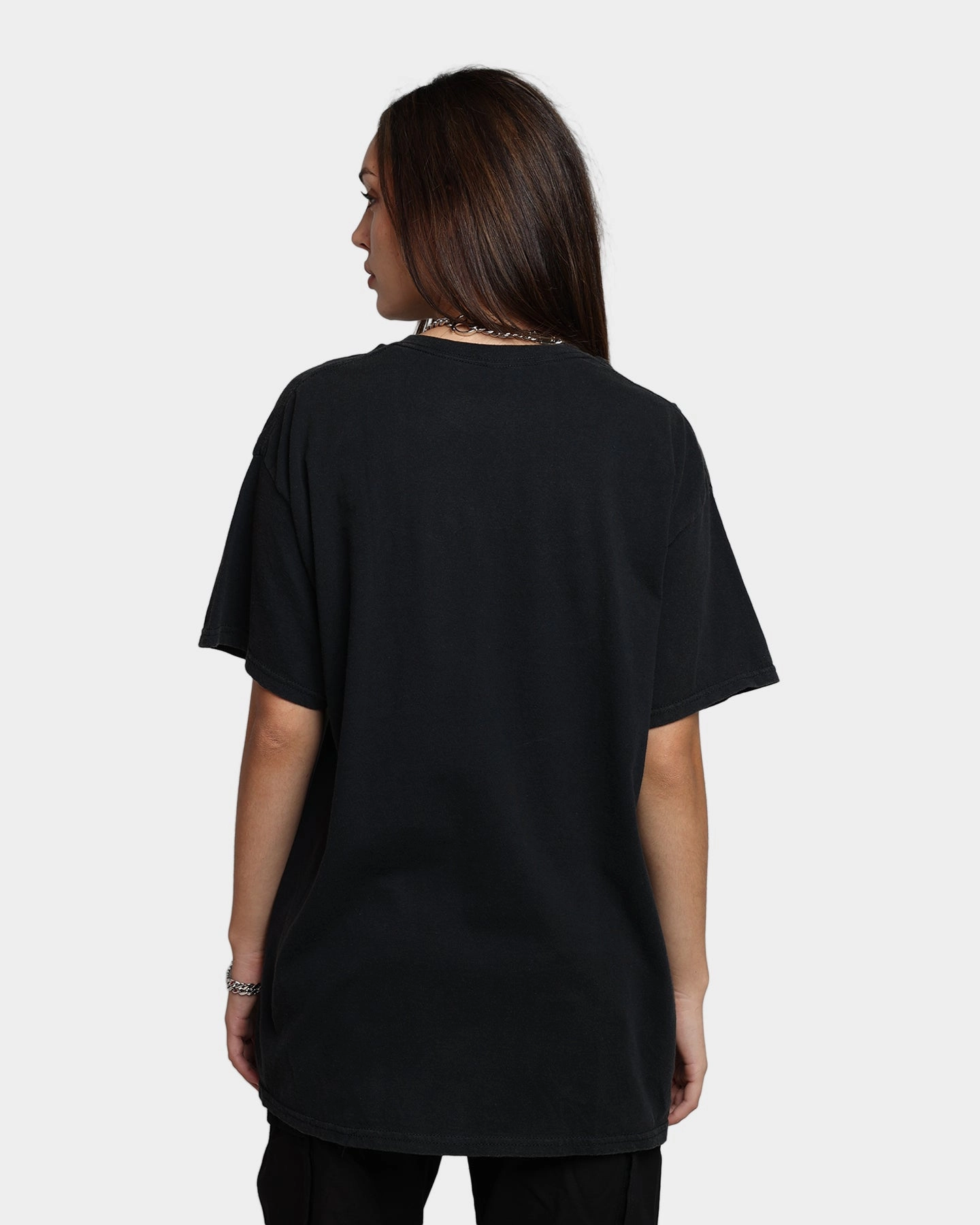 Layered Wear Wool combination American Thrift Georgia Vintage T-Shirt Black Wash