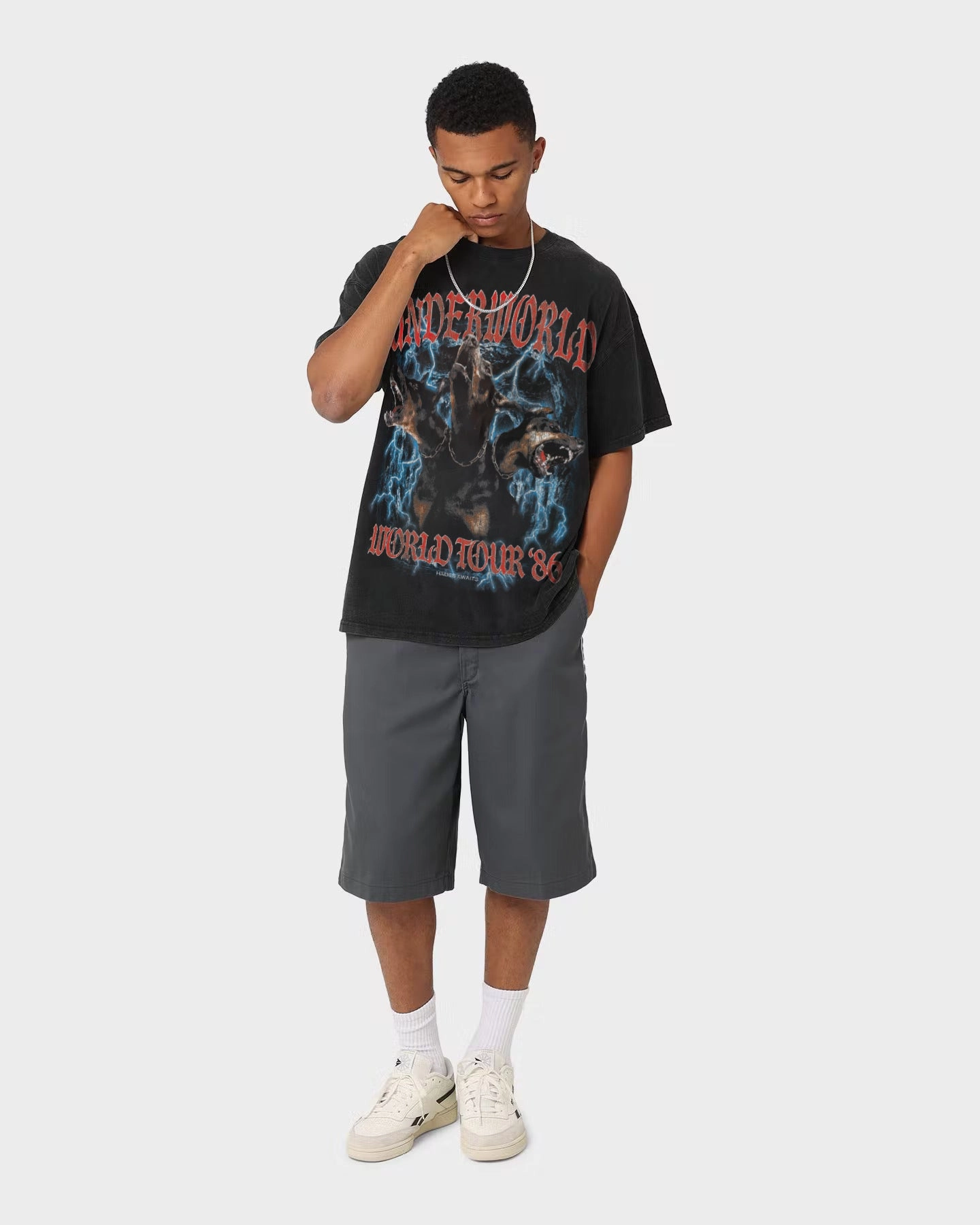 Comfort Apparel Outdoor Smart American Thrift Hades Tour Premium Thrifted Vintage T-Shirt Black Wash