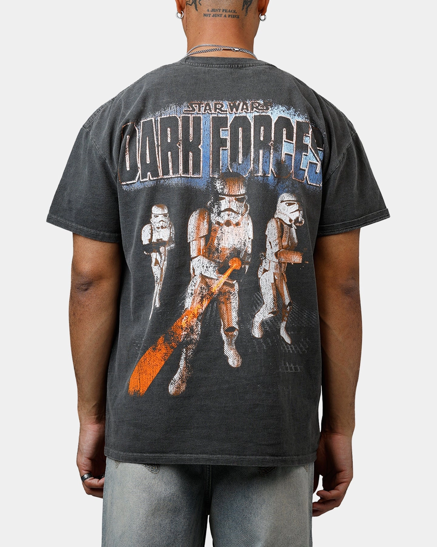 American Thrift Star Wars Battlefront Dark Forces Heavyweight T-Shirt Black Wash PreShrunkCotton Affordable accessibility