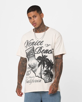 baby shower Layering Must-Have American Thrift Venice Beach Vintage T-Shirt Off White