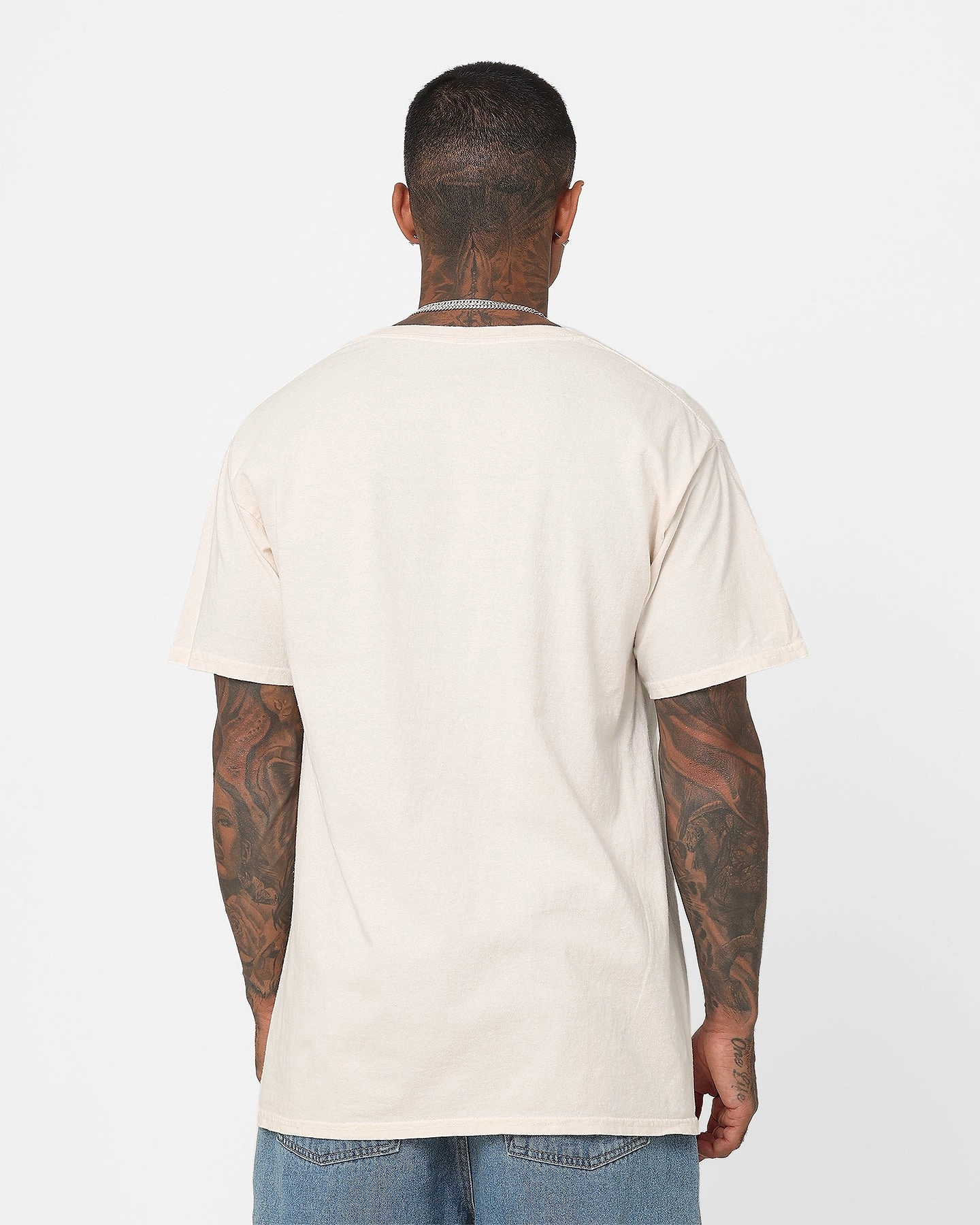 American Thrift Venice Beach Vintage T-Shirt Off White Casual layering piece