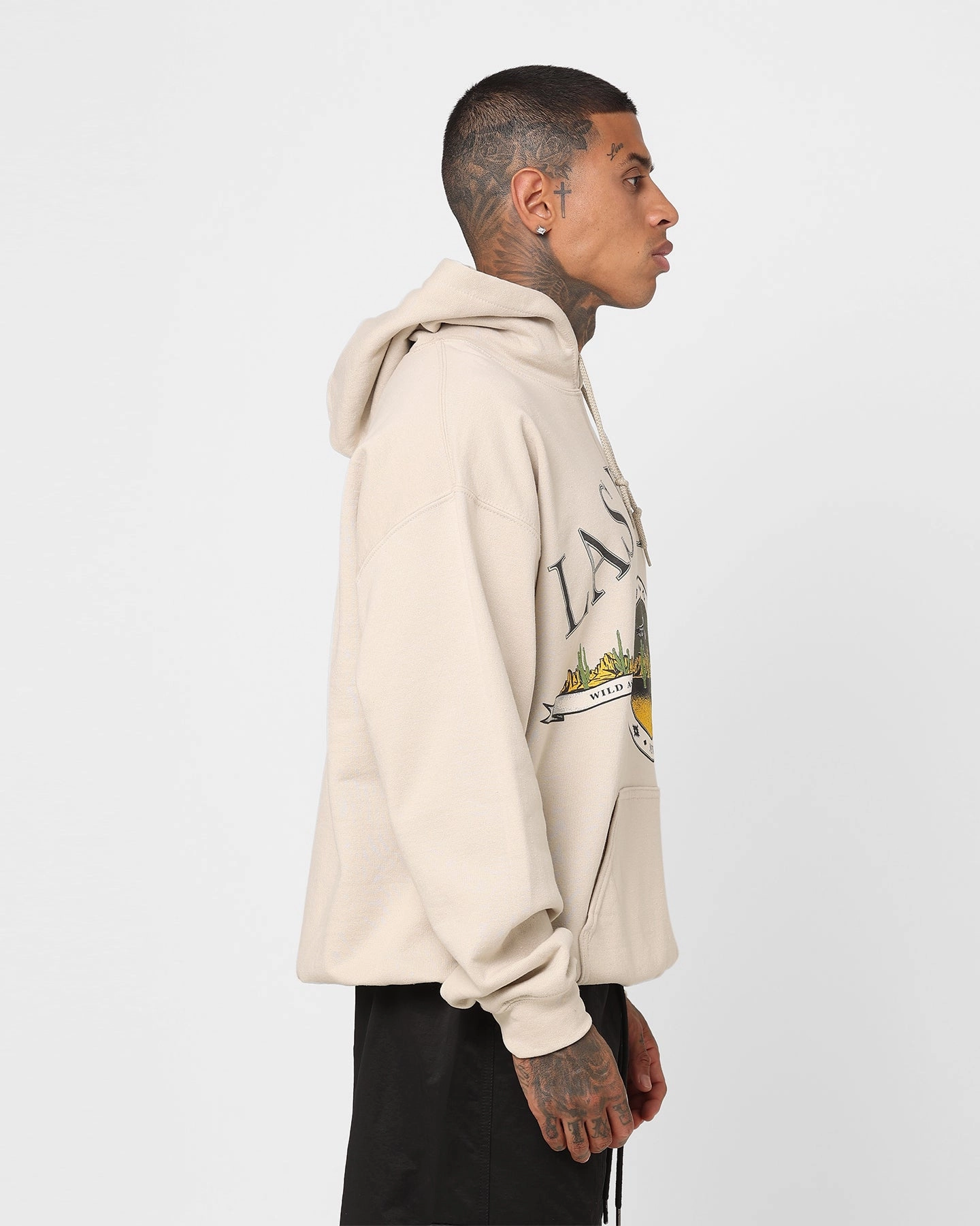 American Thrift Wild As The Wind Hoodie Sand work - from - home Base-layer