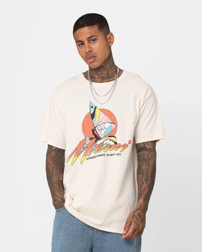 American Thrift Windrunners Vintage T-Shirt Off White Bright and Bold