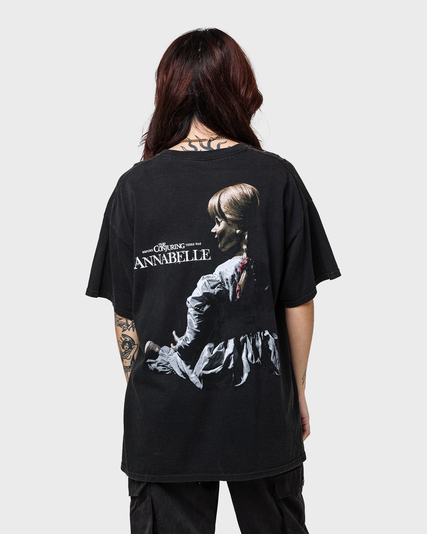Versatile Comfort American Thrift X Annabelle Annabelle Vintage T-Shirt Black Wash